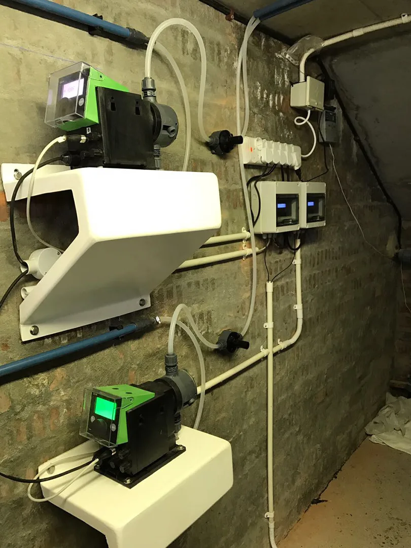 pH control and ozone sterilization systems